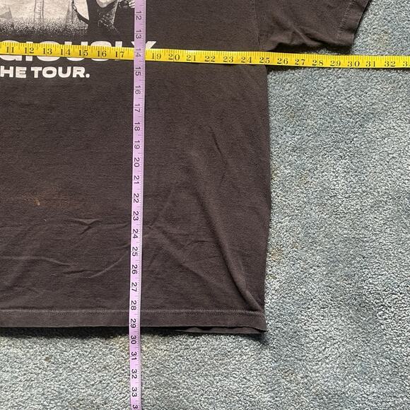 Bailey Zimmerman T-Shirt Men’s 2XL Black Short Sleeve 24 Tour Graphic Print Tee - Picture 3 of 8